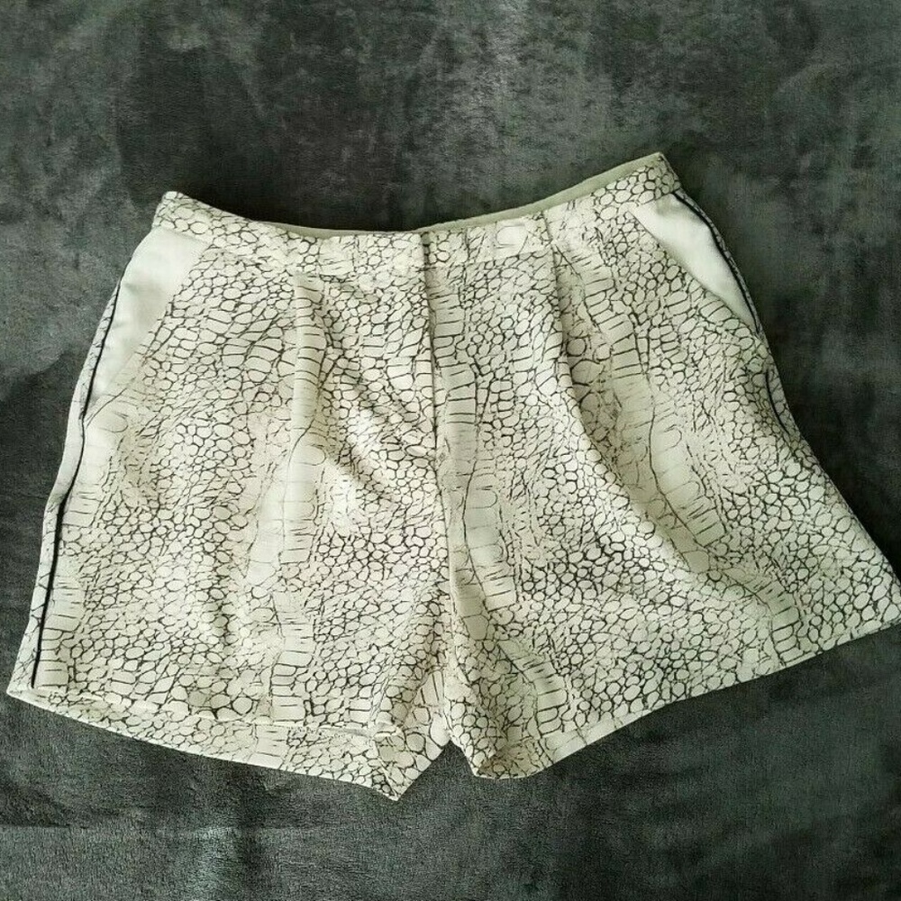 Reptile Print Shorts